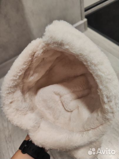 Шапка ушанка на девочку