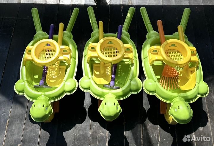 Набор для песка тачка детская