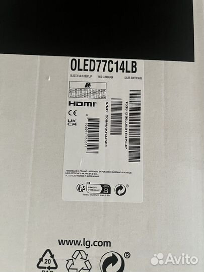 Lg oled 77 c1
