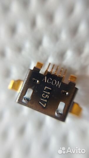 Разъем usb новый гнездо зарядки планшет Lenovo Tb3