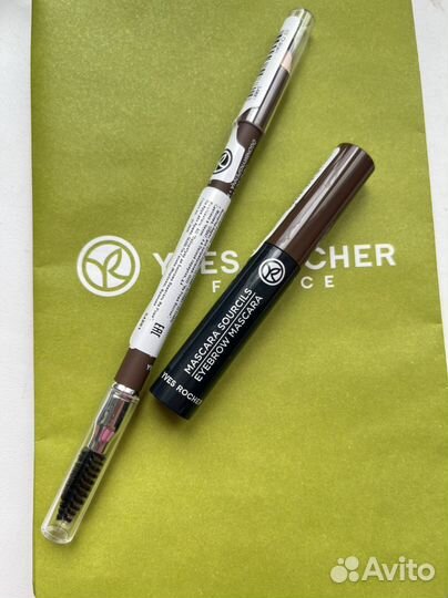 Тушь и карандаш для бровей от Ив роше