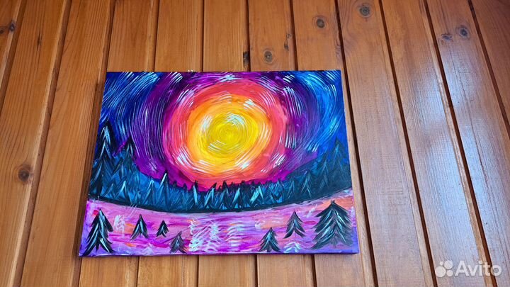 Интерьерная картина ручная работа