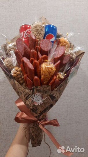 Мужские букеты съедобные