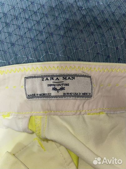 Шорты хлопковые мужские zara man