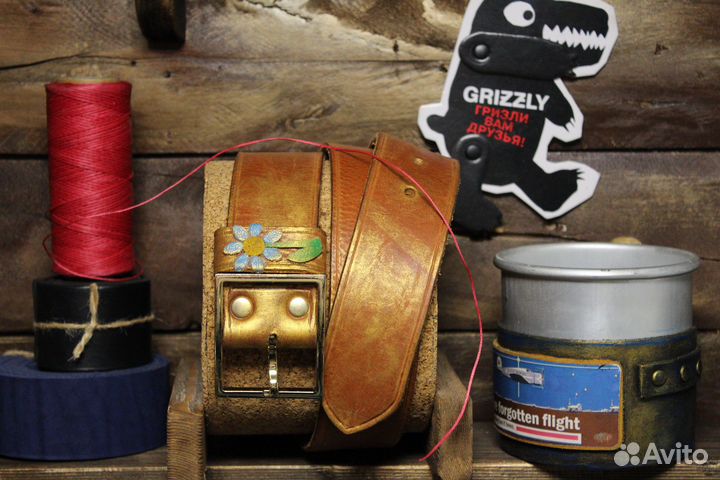 Ремень женский натуральная кожа