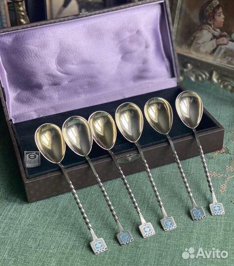 Ложки серебряные чайные Таллинн 1968 год