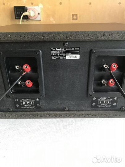 Акустика Technics SB-W200 + SB-F200+CD проигрыва