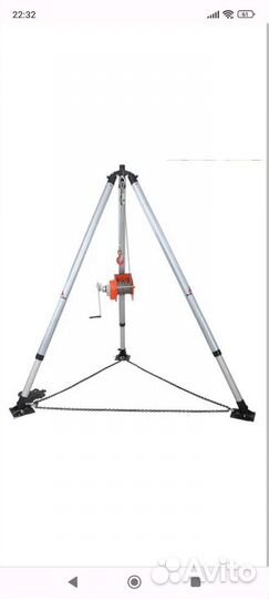 Тренога с лебедкой