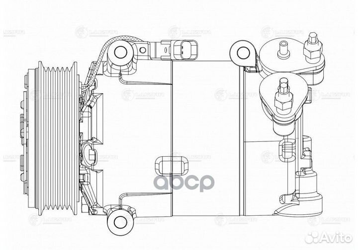 Компрессор кондиционера land rover/ford range