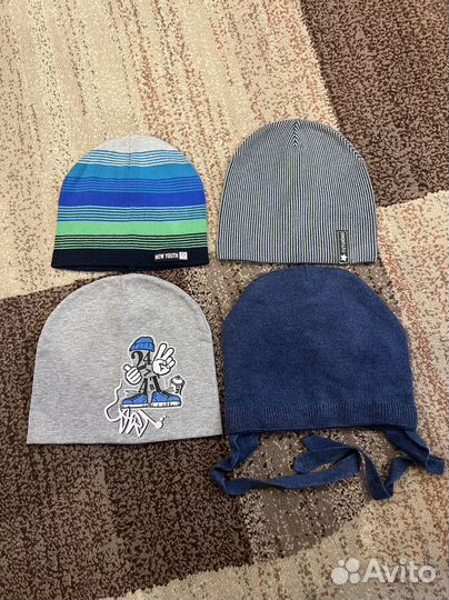 Шапки детские для мальчиков (3-4 года)