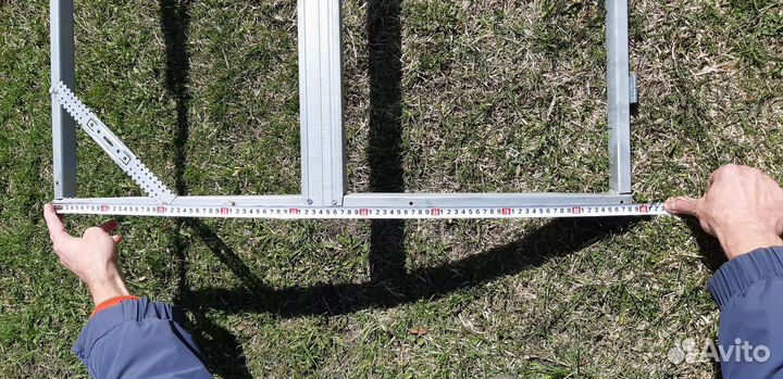 Форточка для теплицы оцинкованная