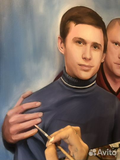 Портрет маслом на холсте