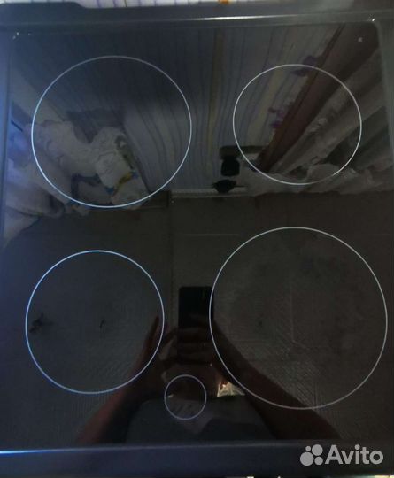 Индукционная плита 4 конфорки leran