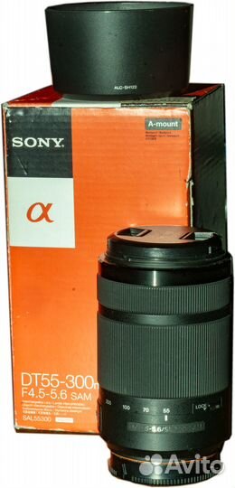 Объектив minolta sony a DT 55-300mm