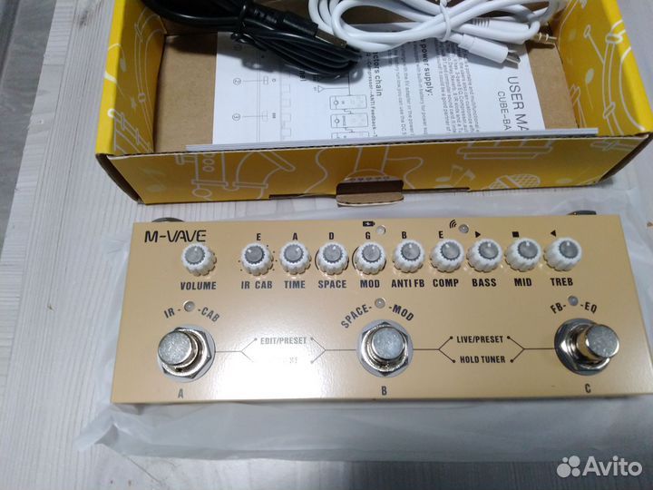 Процессор для электроакустической гитары Cube baby