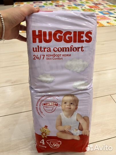 Подгузники huggies ultra comfort 4