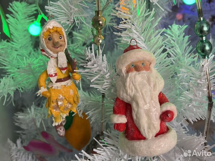 Дед мороз ватный