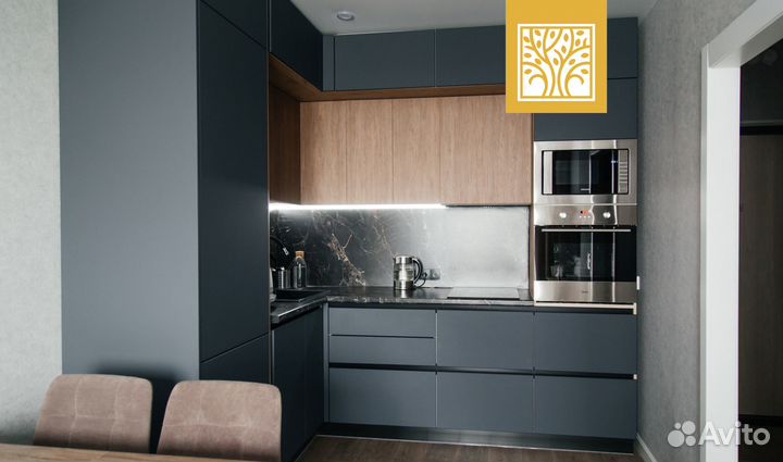 Прямая кухня «Каролина» + духовка в подарок