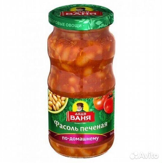 Фасоль Дядя Ваня печеная По-домашнему 480г