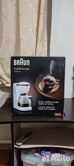 Кофеварка капельная braun