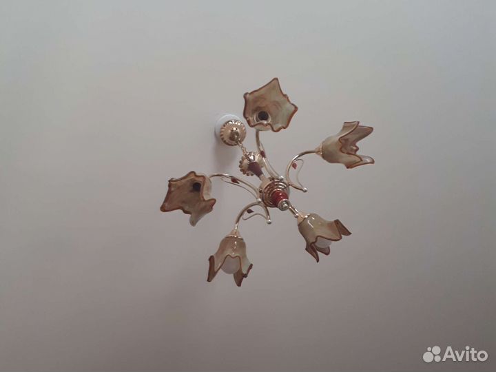 Люстра потолочная бу