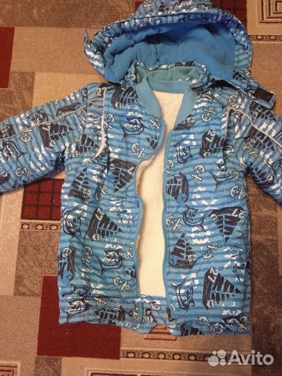 Зимняя куртка для мальчика 116