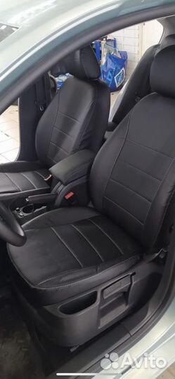 Чехлы на Hyundai Elantra V (2011-2014) черный; эко