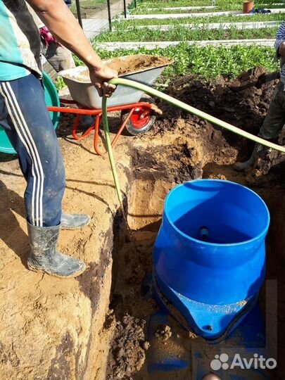 Монтаж септиков и автономных канализаций под ключ