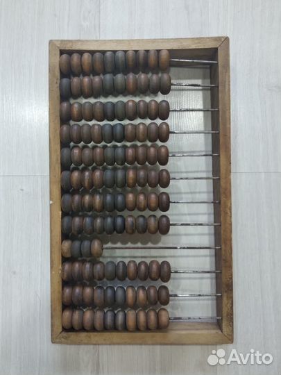 Винтажные деревянные счёты