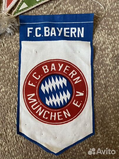 Вымпелы 6шт футбольные старые