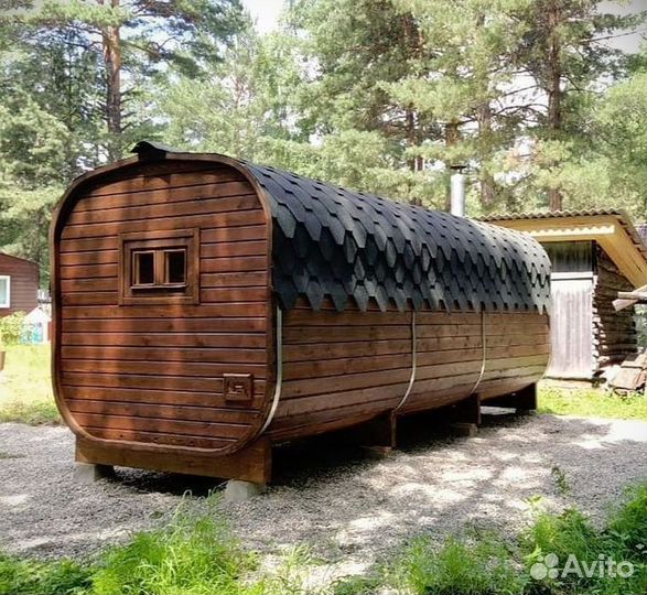 Баня бочка 6 м