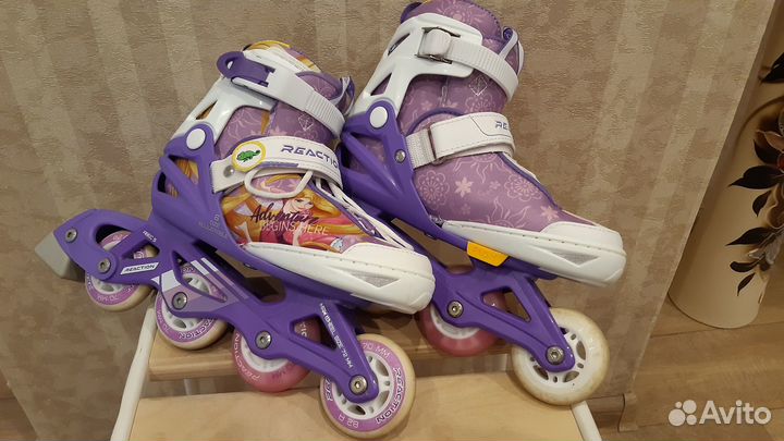 Роликовые коньки детские раздвижные