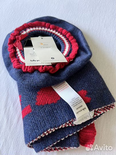 Набо шарф+ беретик детский