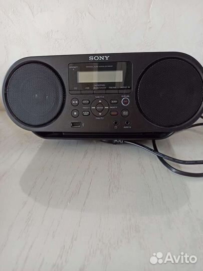 Музыкальный центр sony zs-rs60bt