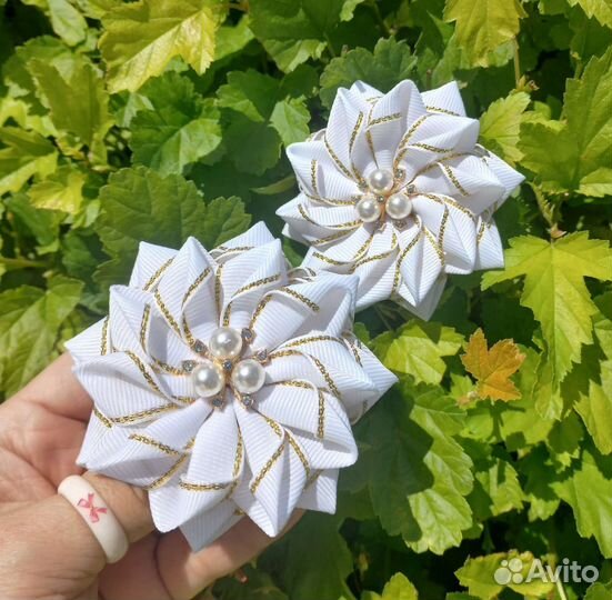 Банты белые