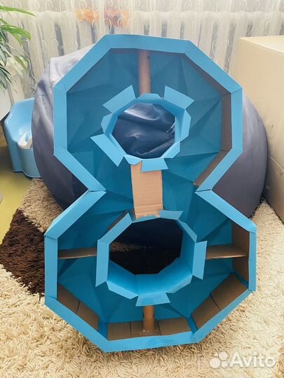 Объемная цифра 8