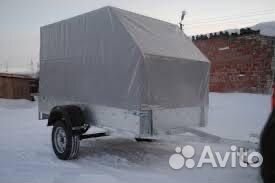 Тент аэродинамический для прицепа