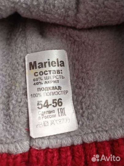 Шапка+снуд зимняя