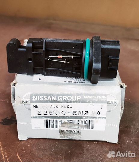 Датчик расхода воздуха 22680-6N21A