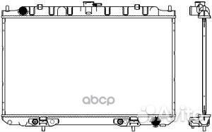 Радиатор сист. охл. Sakura 3341-1016 33411016 S