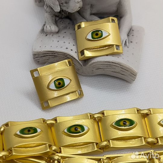 Комплект серьги, чокер Schiaparelli