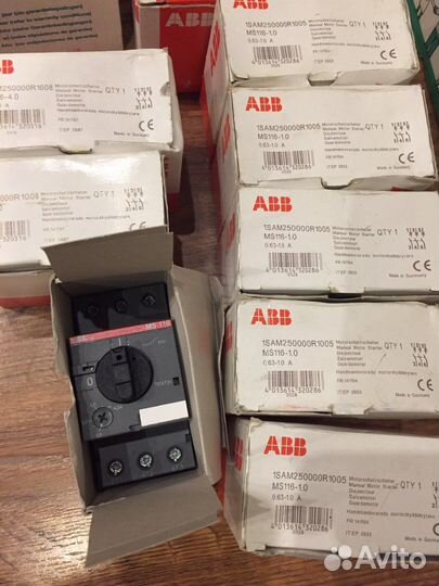 Автоматический выключатель abb ms116-1