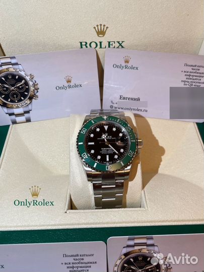 Часы Rolex Submariner date sturbacks green black