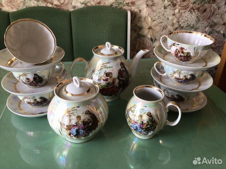 Сервиз чайный 15 предметов Дулево