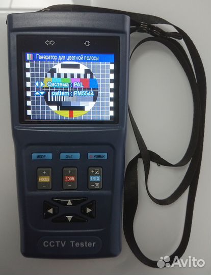 Тестер аналоговых камер видеонаблюдения