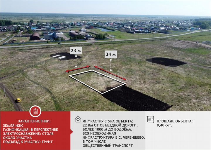 Участок 8,4 сот. (ИЖС)