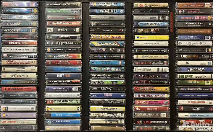 Аудиокассеты рок, панк, альтернатива, поп, металл