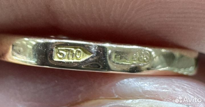Золотое кольцо 583 проба у