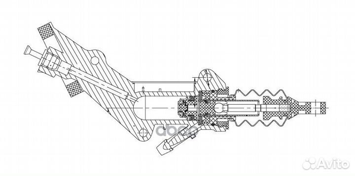 Цилиндр сцепления главный CF8013 Trialli