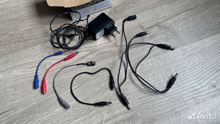 Адаптер для педалей цепочка переходники 1700mA